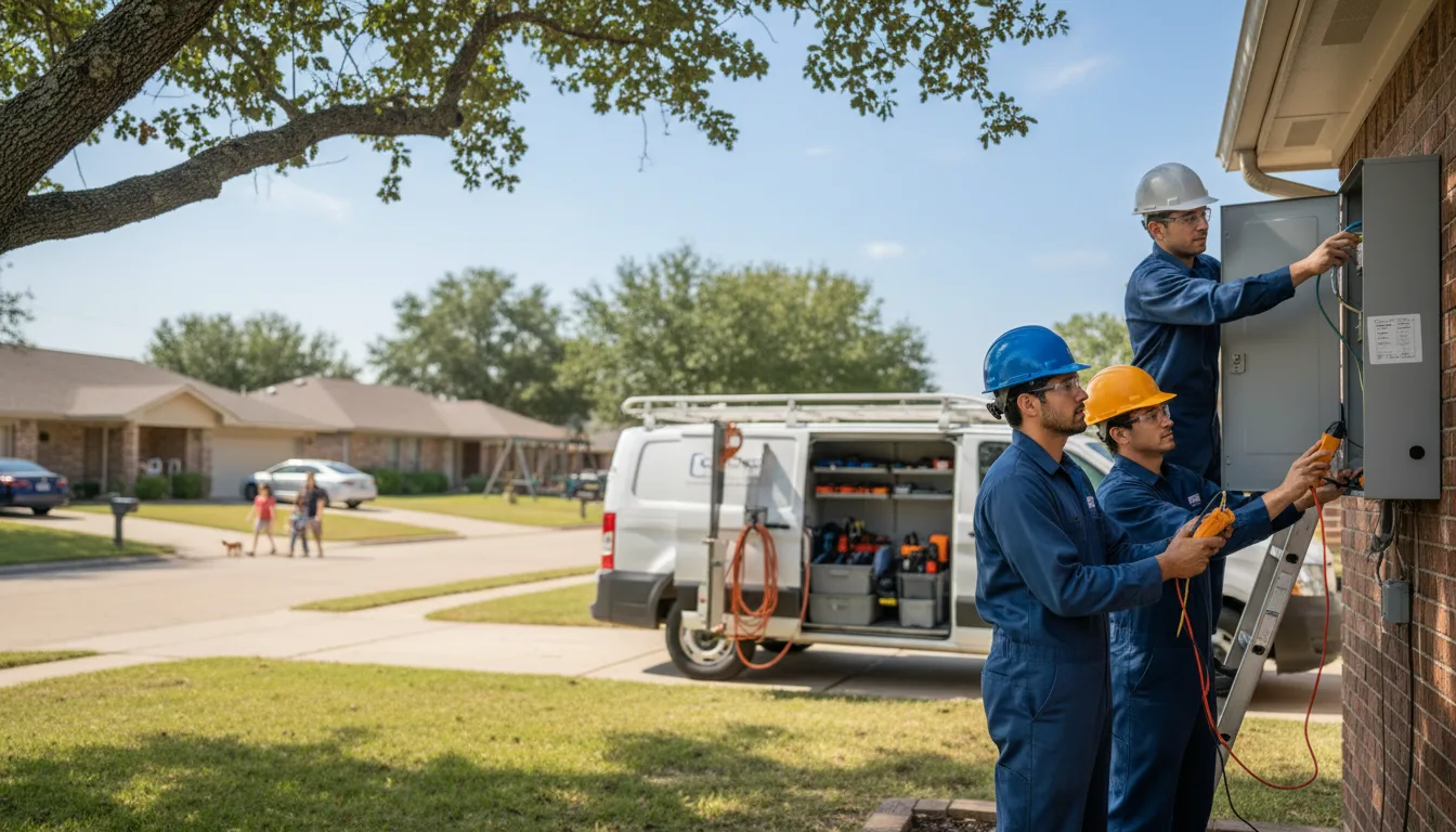 Certified electrician providing emergency electrical services in Quimby, IA